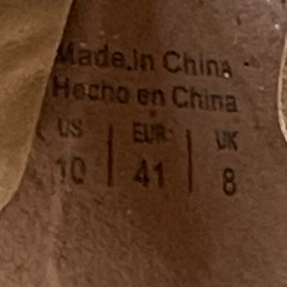 ALDO Strappy Metallic Gold Heeled Sandals With Rhinestone Accents Peep Toe - Picture 10 of 11